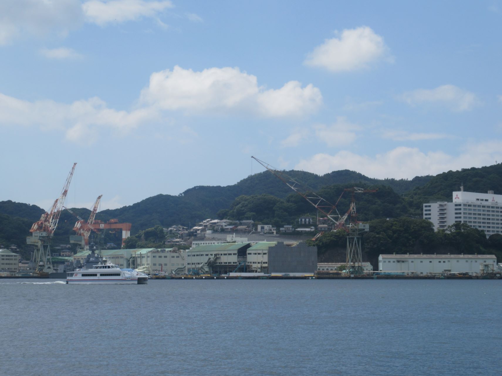 長崎市の三菱重工の建物。