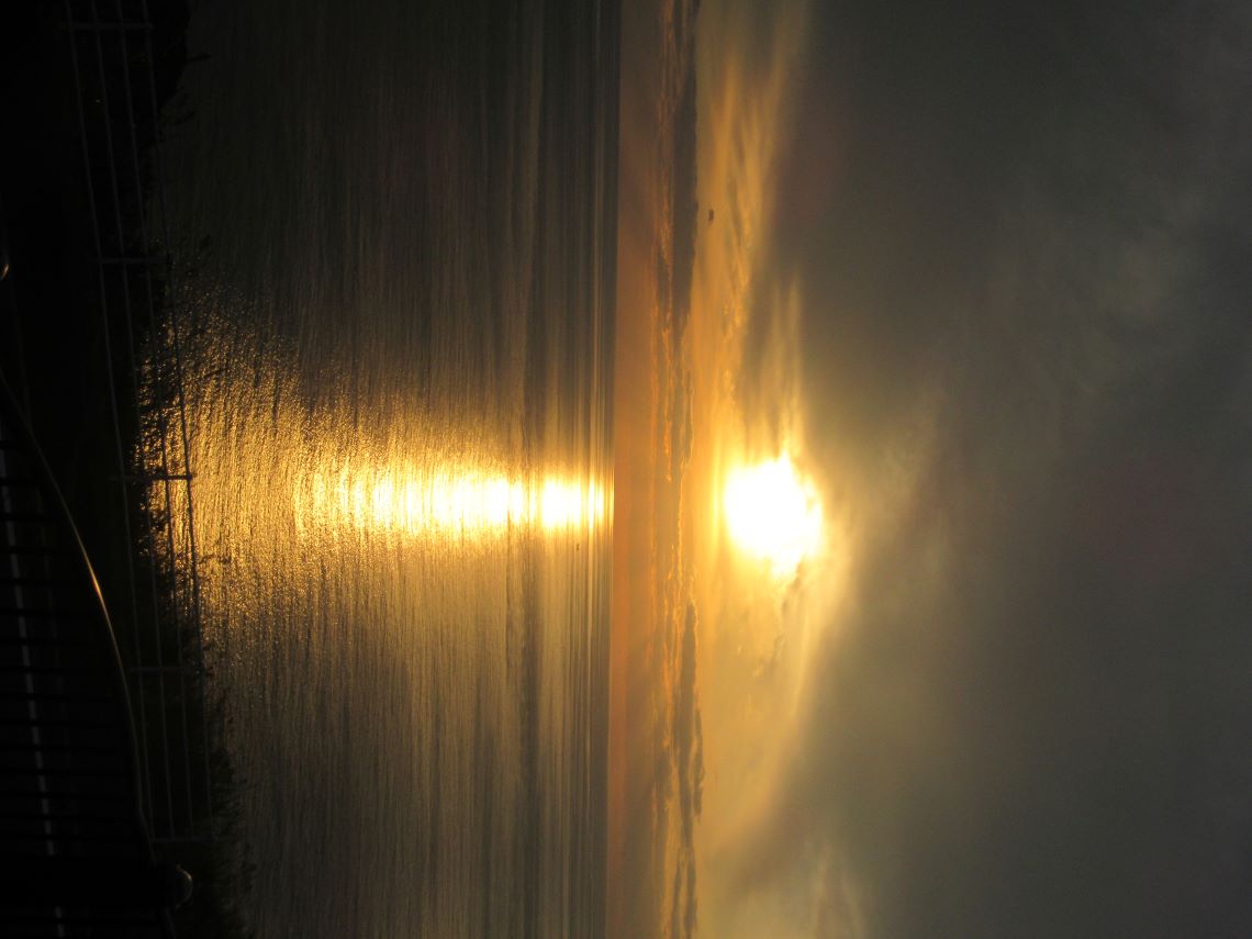 長崎県長崎市の『道の駅 夕陽が丘そとめ』で撮影した夕焼けの写真