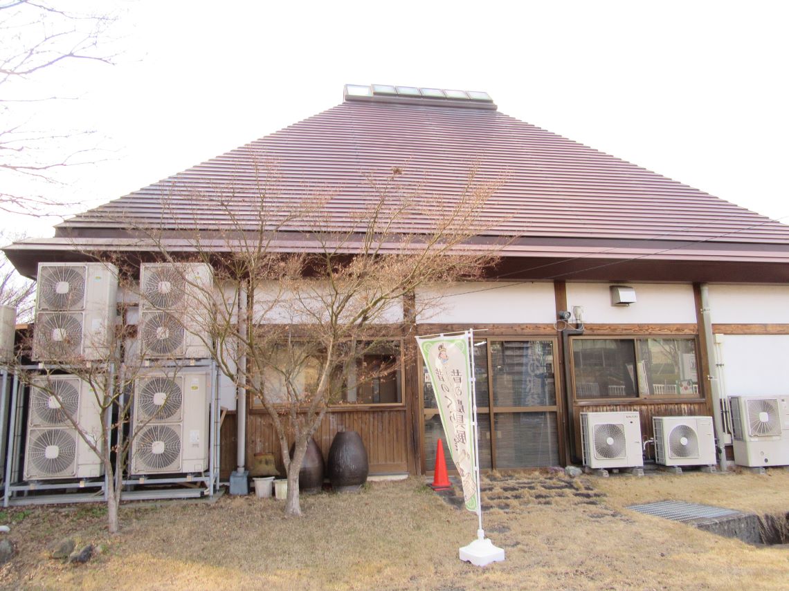 道の駅彼杵の荘の建物の裏側。