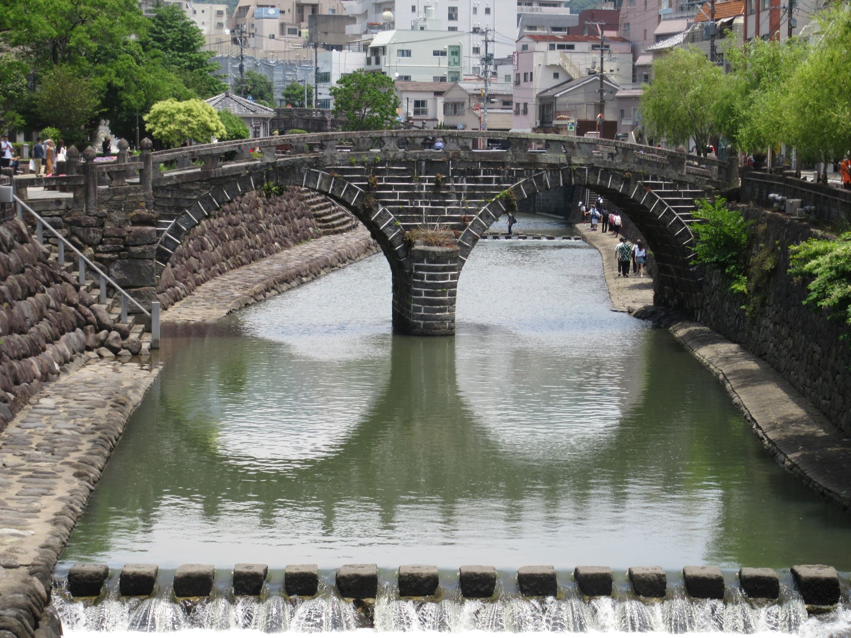 2023/06/07の長崎市の眼鏡橋。