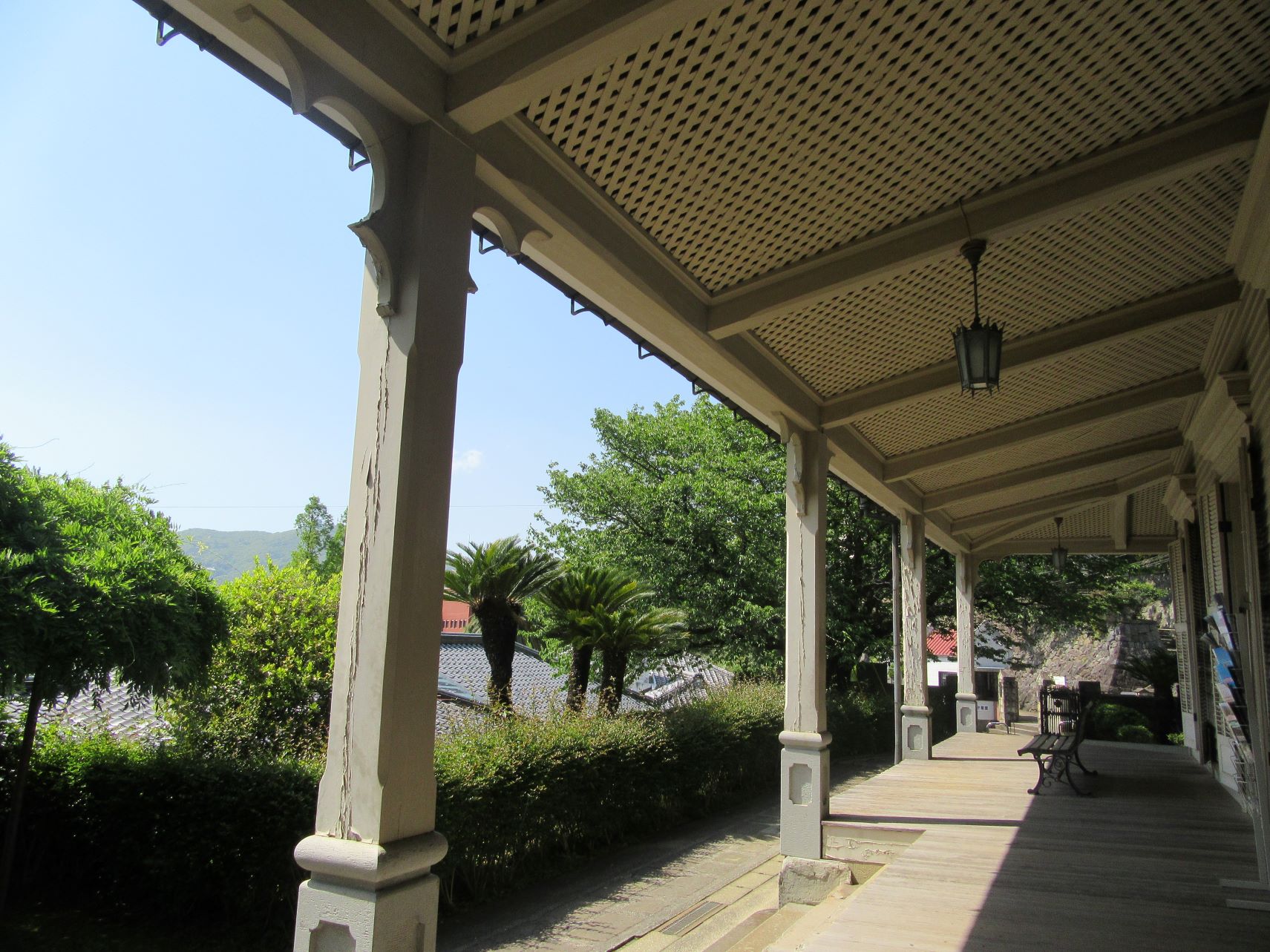 長崎県長崎市・東山手十二番館の入口。