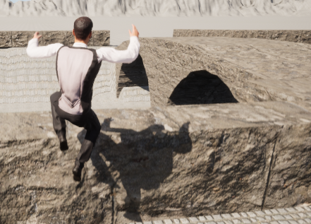 Unreal Engineで製作途中の、長崎市にある眼鏡橋の再現。