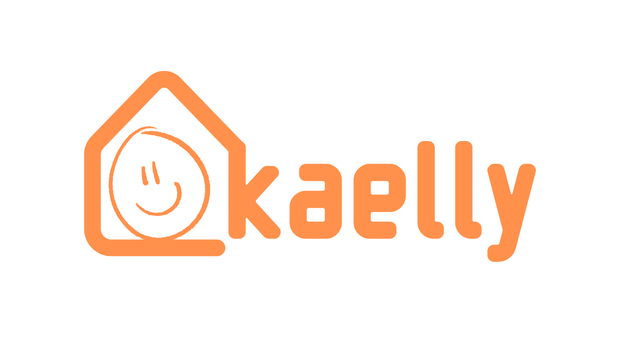 「おかえり」を題材にした架空の企業ロゴ『Okaelly』。